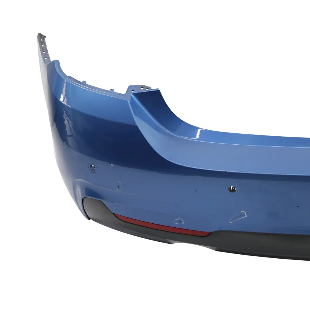 Bumper Trim Panel PDC Estorilblau Blue Metallic - B45 to BMW F32 F33 M Sport Rear with Part number 8060889 BMW F32 F33 M Sport Rear Bumper Trim Panel PDC Estorilblau Blue Metallic - B45 - SKU 8060889-EB - Part number 8060889