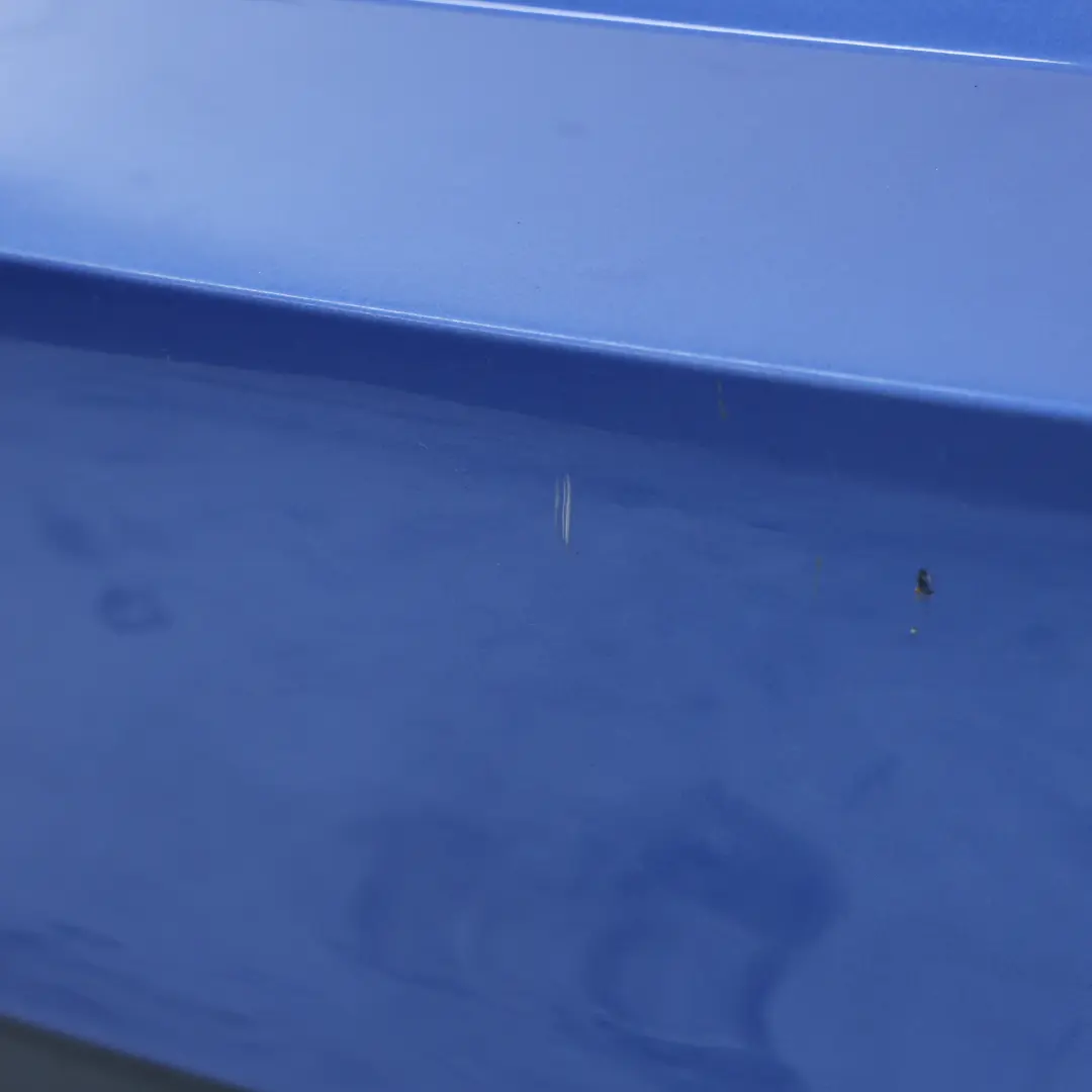 BMW F32 F33 Rear Bumper M Sport Trim Panel PDC Estoril Blau Metallic - B45 - SKU 8060889-EB5 - Part number 8060889