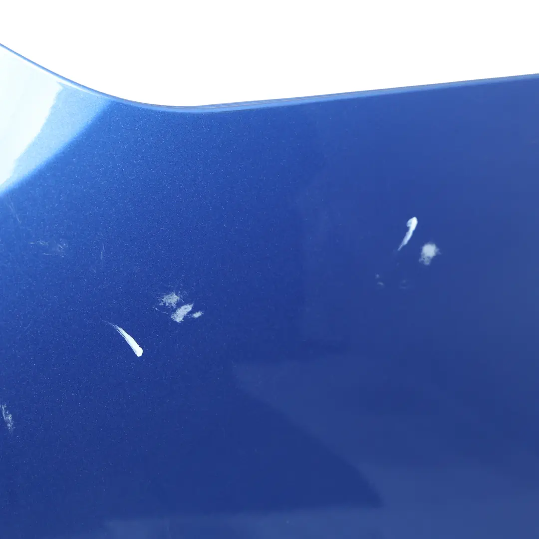 BMW F32 F33 Rear Bumper M Sport Trim Panel PDC Estoril Blau Metallic - B45 - SKU 8060889-EB5 - Part number 8060889