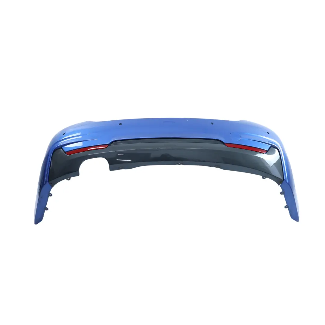 Bumper M Sport Trim Panel PDC Estoril Blau Metallic - B45 to BMW F32 F33 Rear with Part number 8060889 BMW F32 F33 Rear Bumper M Sport Trim Panel PDC Estoril Blau Metallic - B45 - SKU 8060889-EB5 - Part number 8060889
