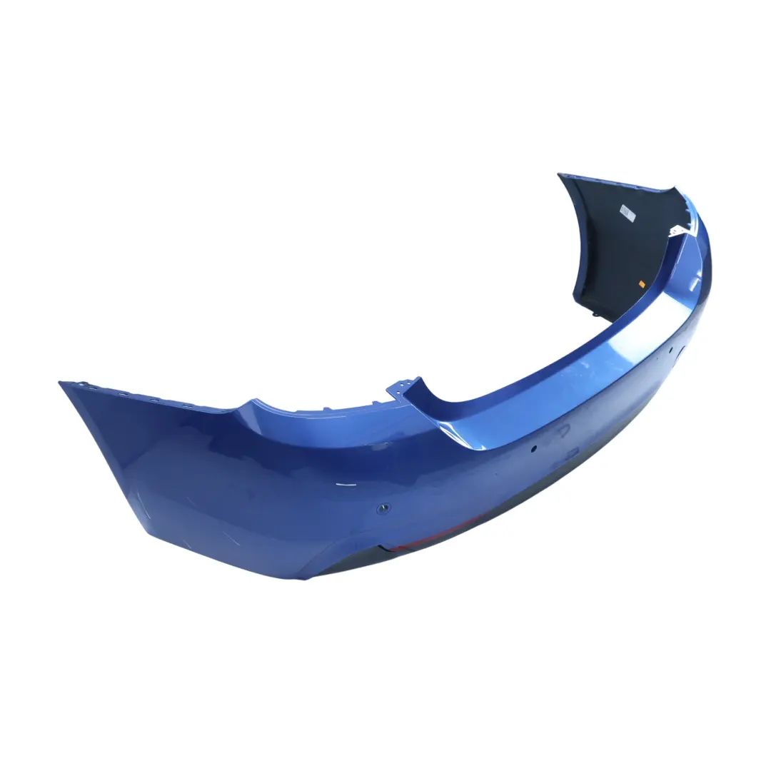 BMW F32 F33 Rear Bumper M Sport Trim Panel PDC Estoril Blau Metallic - B45 - SKU 8060889-EB5 - Part number 8060889