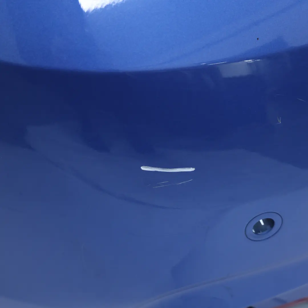 BMW F32 F33 Rear Bumper M Sport Trim Panel PDC Estoril Blau Metallic - B45 - SKU 8060889-EB5 - Part number 8060889