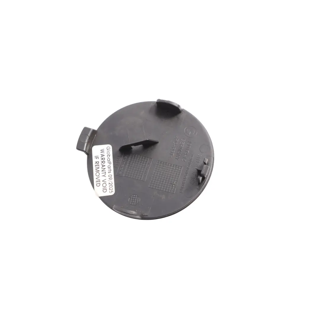 Front Bumper Cover Tow Eye Flap Cap Black Sapphire Metallic - 475 to BMW F34 GT with Part number 8061552 BMW F34 GT Front Bumper Cover Tow Eye Flap Cap Black Sapphire Metallic - 475 - SKU 8061552-BS - Part number 8061552