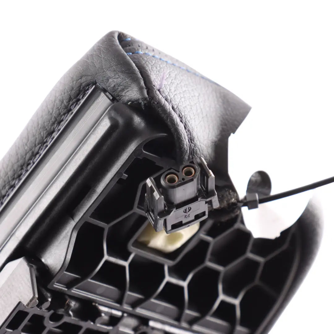 BMW F40 F44 Front Sport Seat Thigh Support Black Leather Blue Stitching N/O/S - SKU 8061940 - Part number 8061940