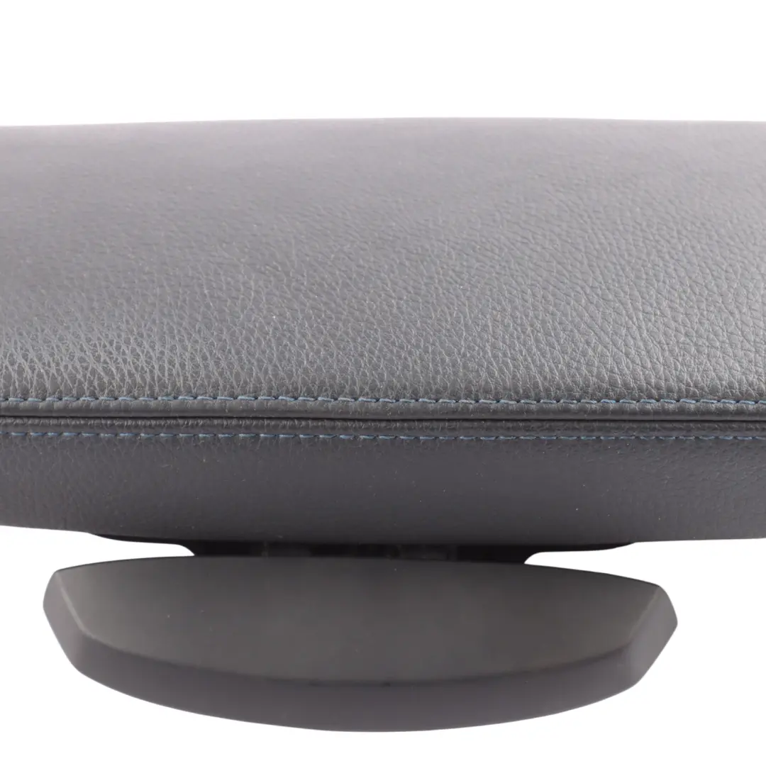 Front Sport Seat Thigh Support Black Leather Blue Stitching N/O/S to BMW F40 F44 with Part number 8061940 BMW F40 F44 Front Sport Seat Thigh Support Black Leather Blue Stitching N/O/S - SKU 8061940 - Part number 8061940