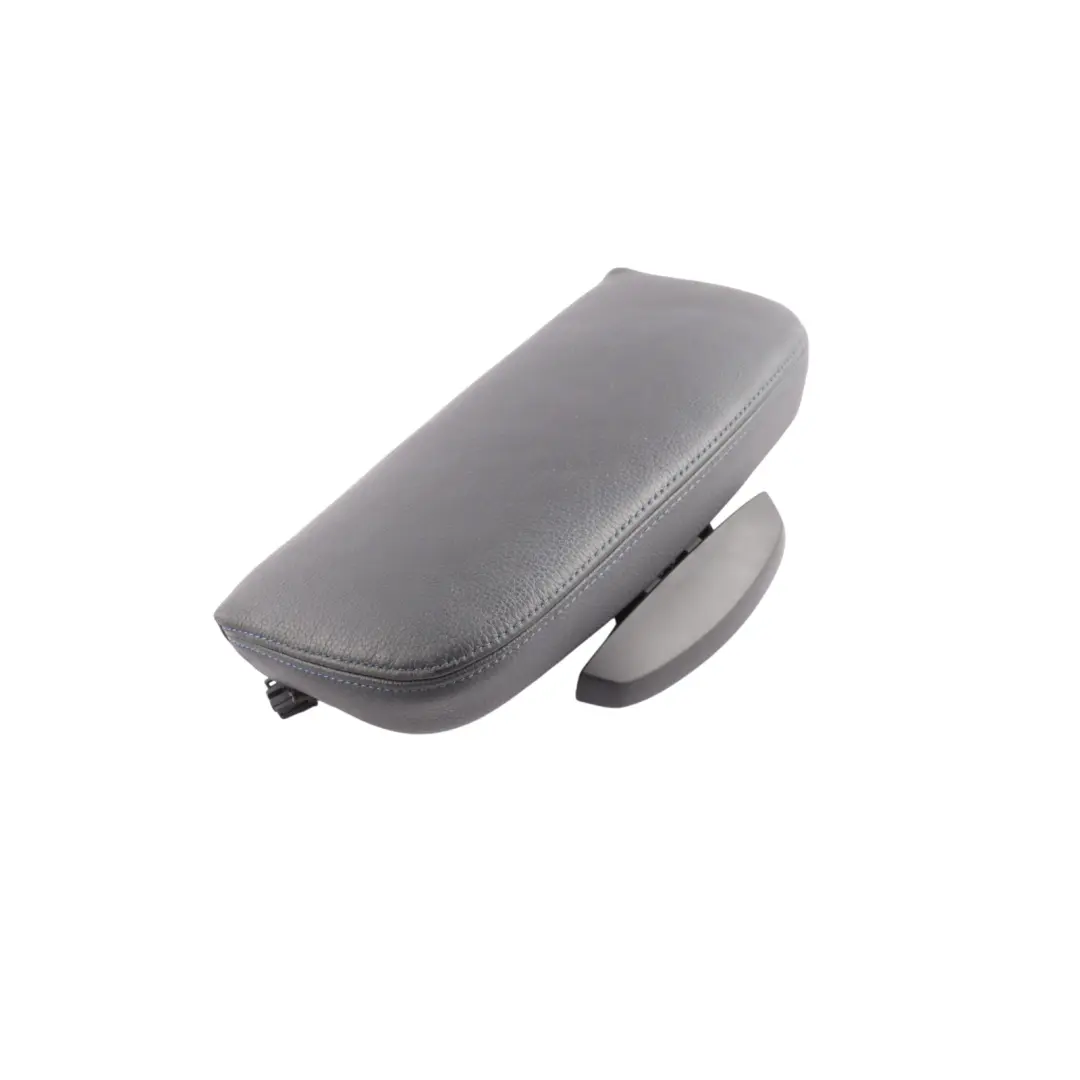 Front Sport Seat Thigh Support Black Leather Blue Stitching N/O/S to BMW F40 F44 with Part number 8061940 BMW F40 F44 Front Sport Seat Thigh Support Black Leather Blue Stitching N/O/S - SKU 8061940 - Part number 8061940