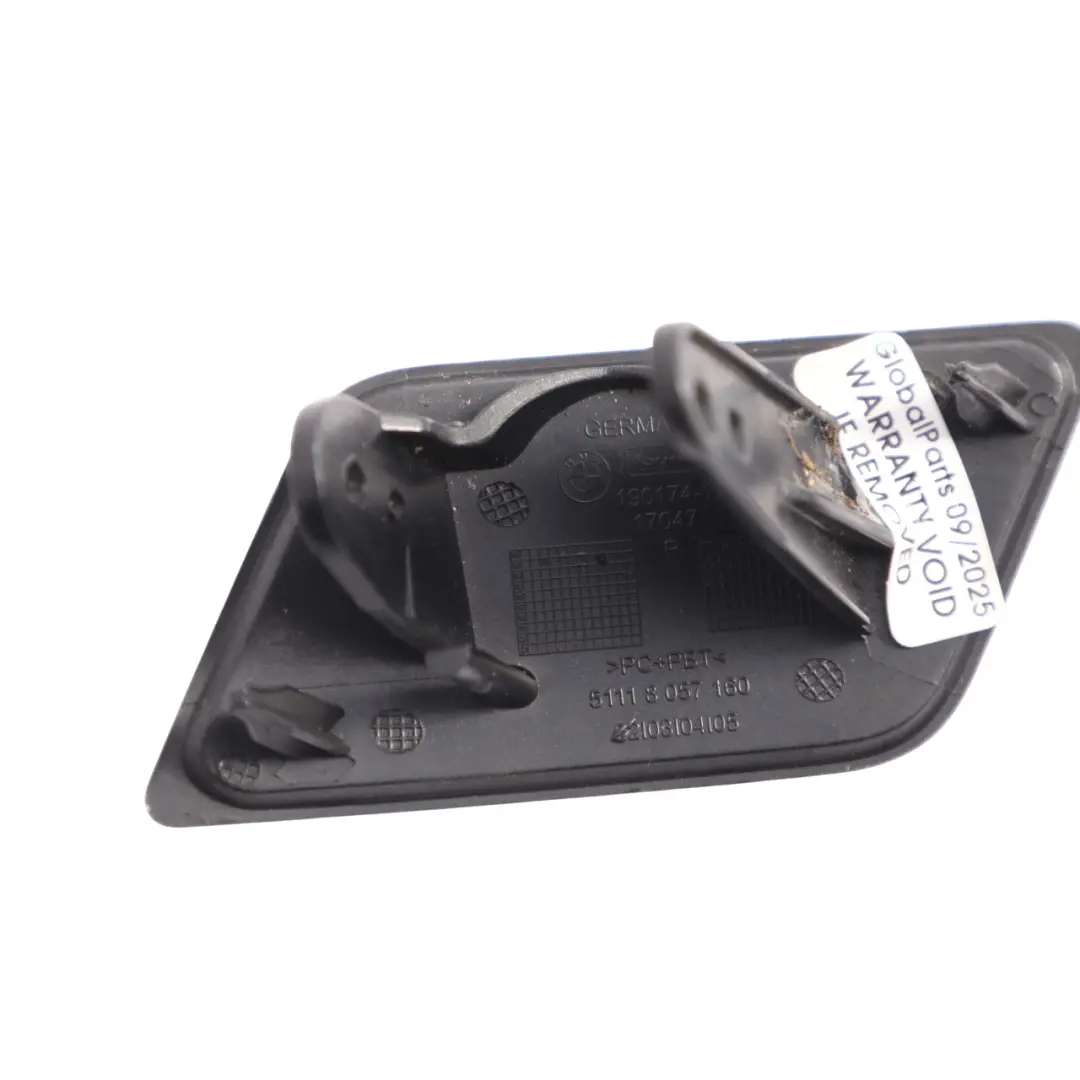 BMW F34 GT M Sport Bumper Headlight Washer Cover Cap Black Sapphire Metallic-475 - SKU 8062252-BS - Part number 8062252