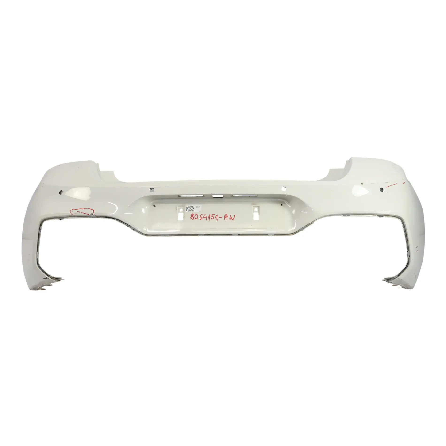 BMW F20 F21 LCI Rear Bumper M Sport Trim Panel Alpinweiss Alpine White - 300