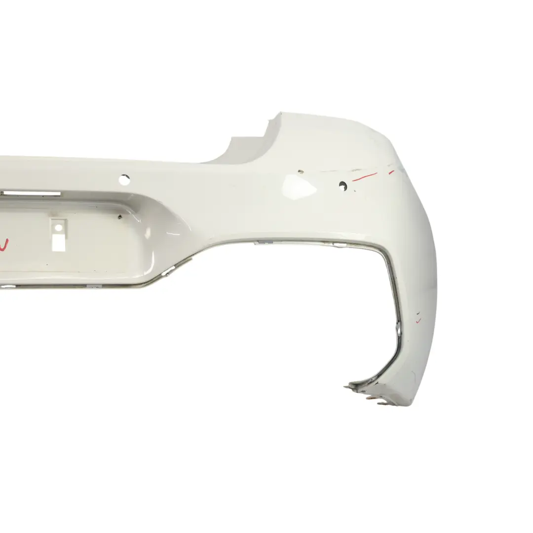 Bumper M Sport Trim Panel Alpinweiss Alpine White - 300 to BMW F20 F21 LCI Rear with Part number 8064151 BMW F20 F21 LCI Rear Bumper M Sport Trim Panel Alpinweiss Alpine White - 300 - SKU 8064151-AW - Part number 8064151