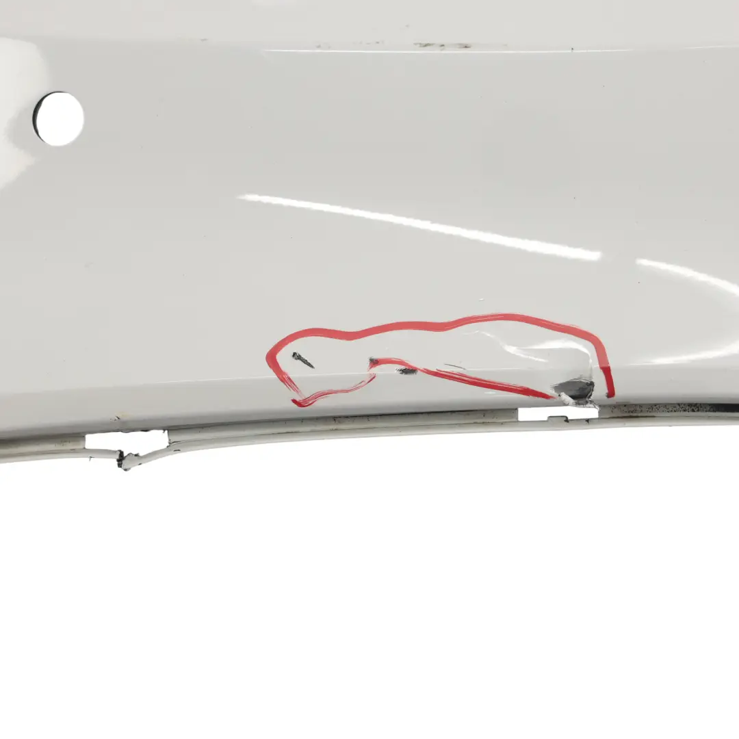 BMW F20 F21 LCI Rear Bumper M Sport Trim Panel Alpinweiss Alpine White - 300 - SKU 8064151-AW - Part number 8064151