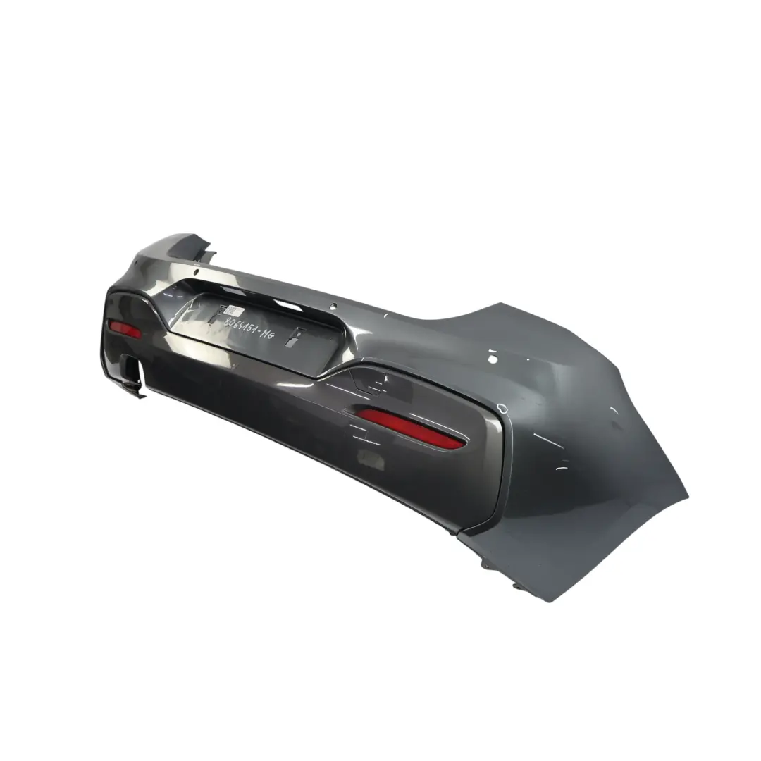 Bumper M Sport Trim Panel Mineral Grau Metallic - B39 to BMW F20 F21 LCI Rear with Part number 8064151 BMW F20 F21 LCI Rear Bumper M Sport Trim Panel Mineral Grau Metallic - B39 - SKU 8064151-MG - Part number 8064151