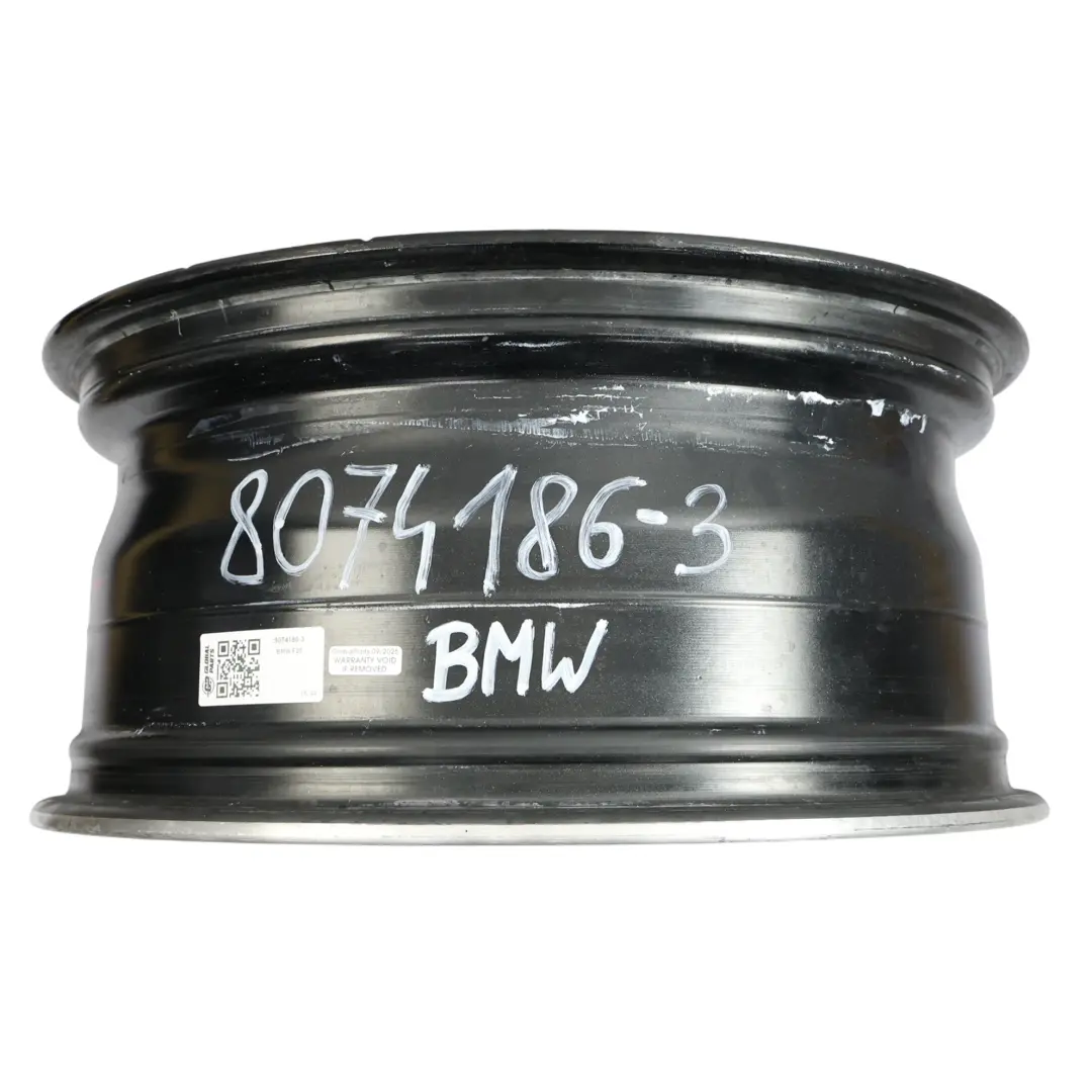 BMW F20 F21 Rear Black Alloy Wheel Rim 18" 8J ET:52 M Double Spoke 719 - SKU 8074186-3 - Part number 8074186