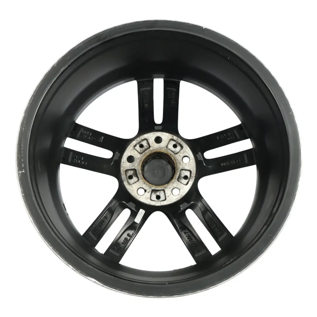BMW F20 F21 Llanta Aleación Negra Trasera 18" 8J ET:52 M Doble Radio 719 - SKU 8074186-3 - Número de pieza 8074186