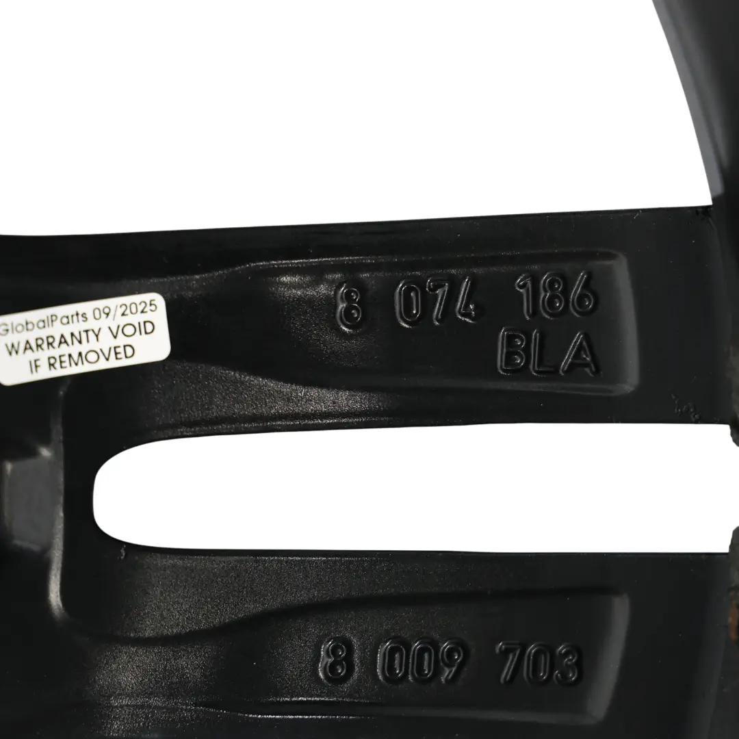 BMW F20 F21 hinten schwarz Leicht metall felge 18" 8J ET:52 - SKU 8074186-3 - Teilenummer 8074186