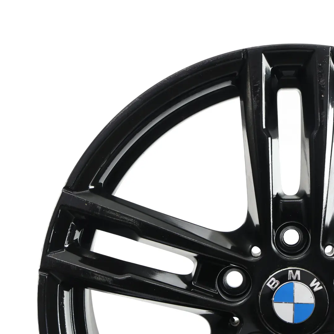 BMW F20 F21 hinten schwarz Leicht metall felge 18" 8J ET:52 - SKU 8074186-3 - Teilenummer 8074186