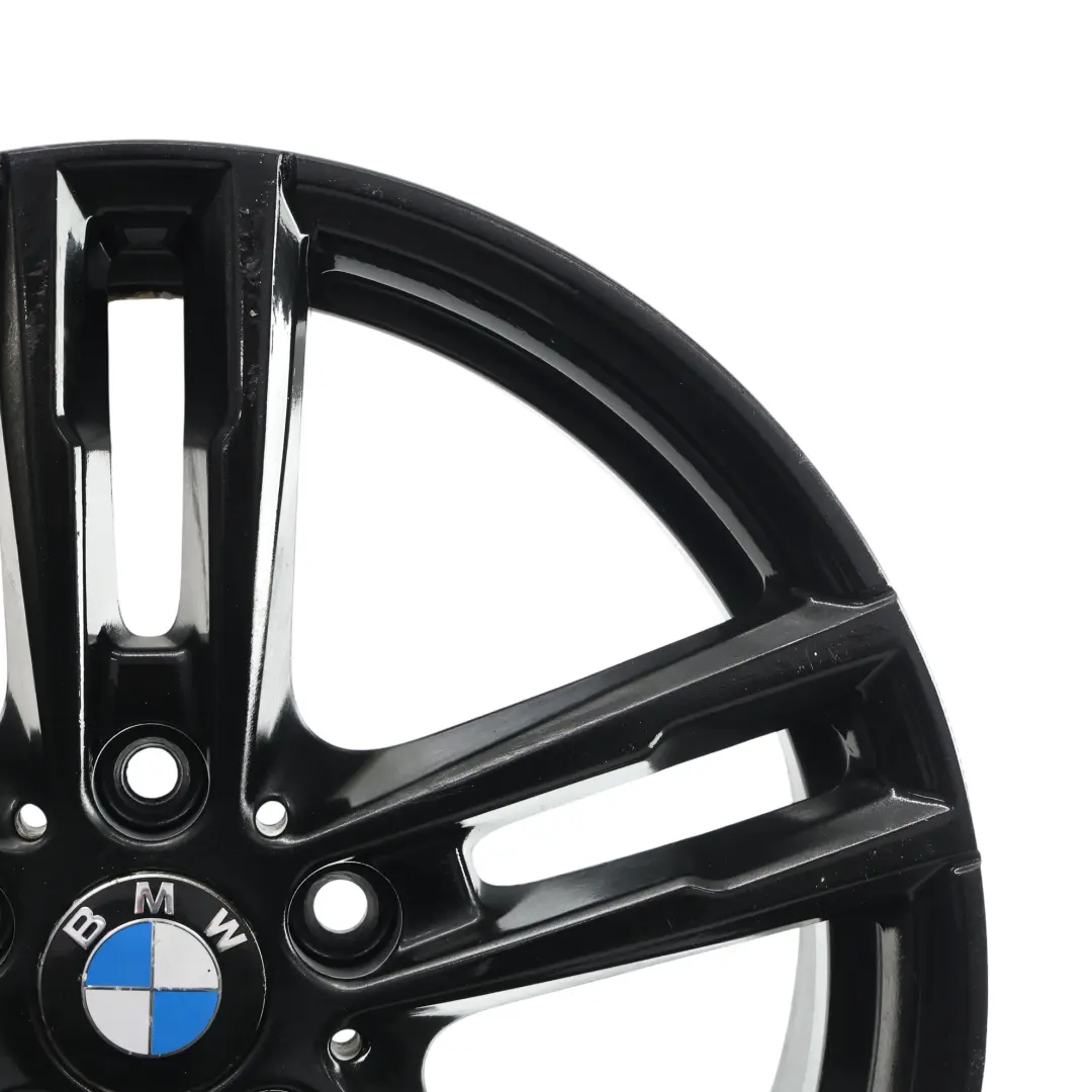BMW F20 F21 Llanta Aleación Negra Trasera 18" 8J ET:52 M Doble Radio 719 - SKU 8074186-3 - Número de pieza 8074186