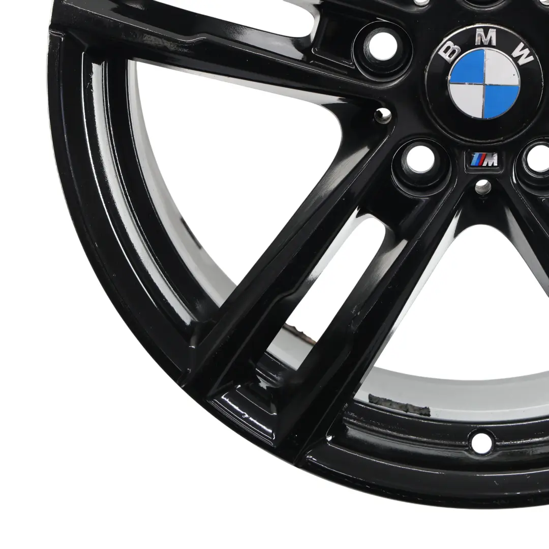 BMW F20 F21 Jante arrière alliage noir 18" 8J ET:52 M double rayon 719 - SKU 8074186-3 - Numéro de pièce 8074186