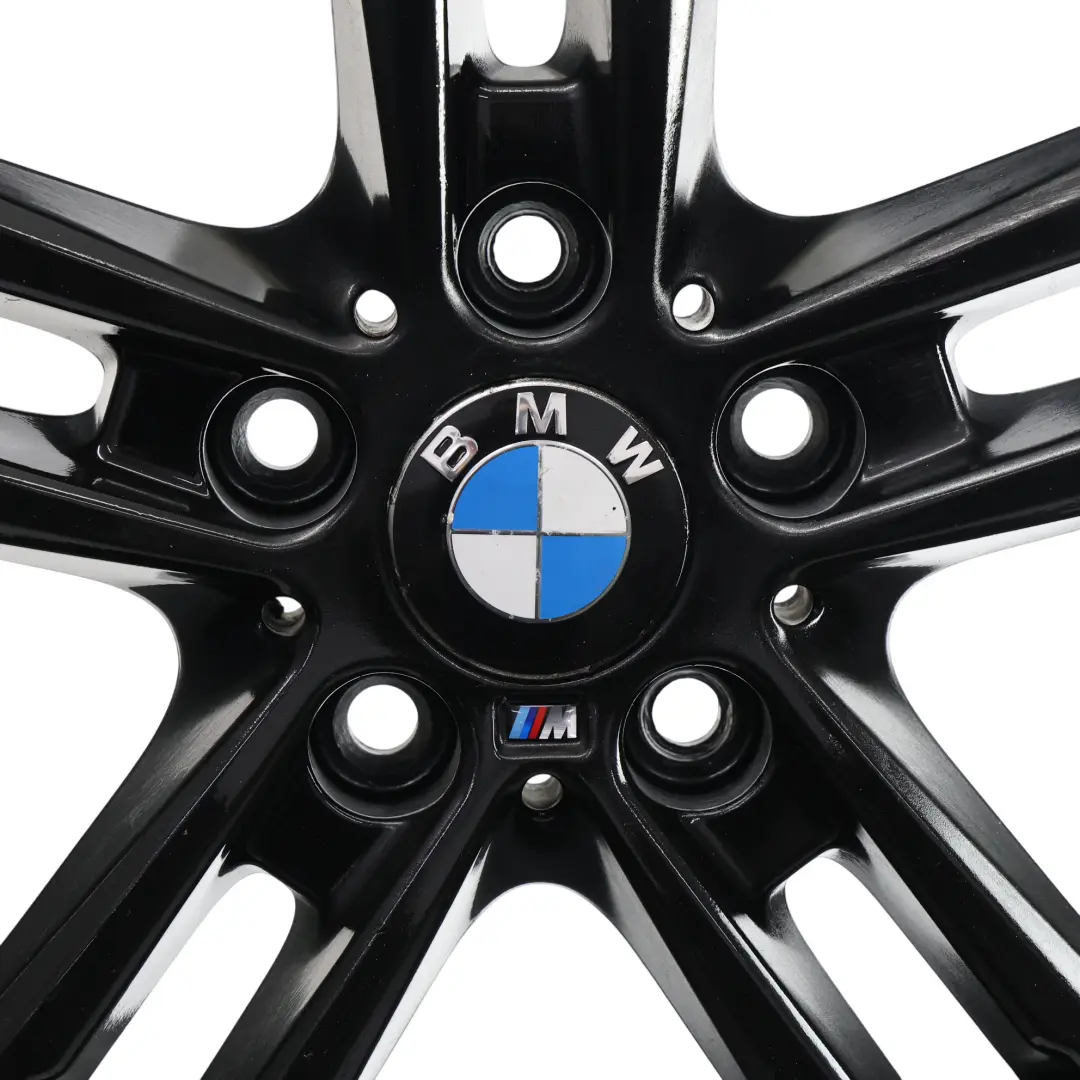 BMW F20 F21 Cerchio lega nera posteriore 18" 8J ET:52 M Doppie razze 719 - SKU 8074186-3 - Numero di parte 8074186