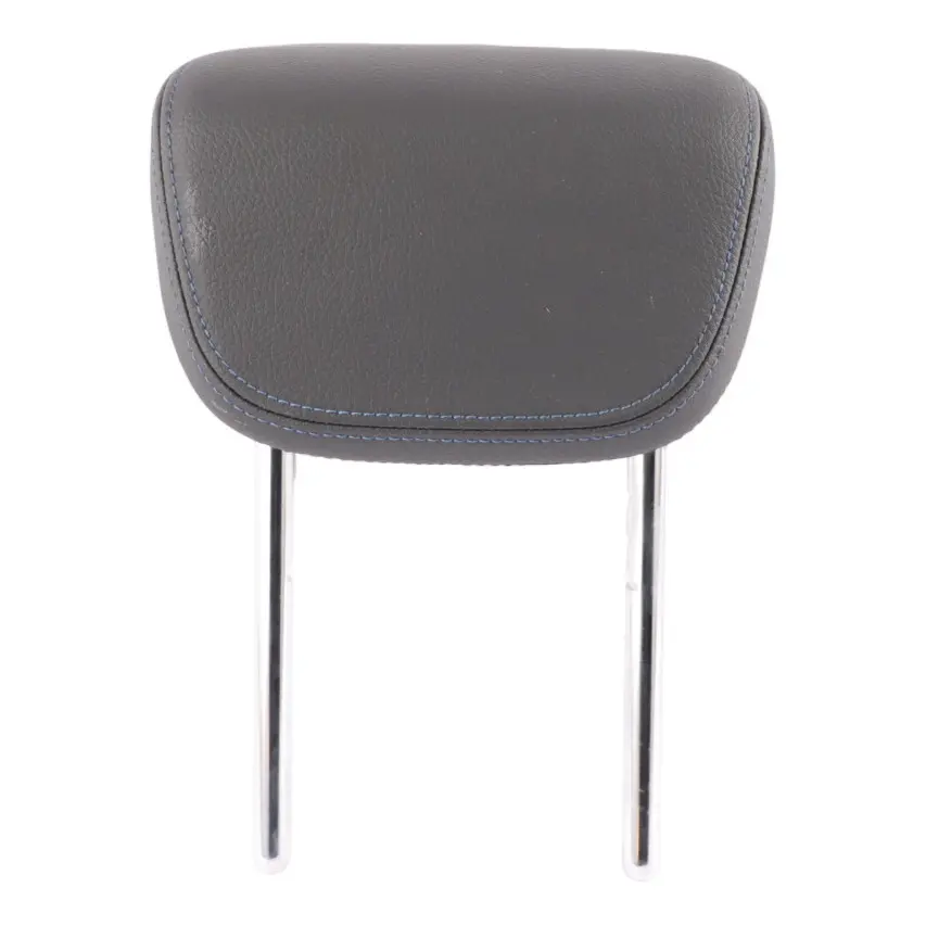 BMW F44 Rear Seat Headrest Black Leather Blue Stitching Left Right N/O/S - SKU 8096808 - Part number 8096808
