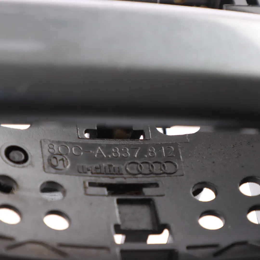 Door Grab Handle Right O/S Daytona Grey Pearl Effect - Z7S to Audi Q5 FY Rear with Part number 80A837205 Audi Q5 FY Rear Door Grab Handle Right O/S Daytona Grey Pearl Effect - Z7S - SKU 80A837206-DGR - Part number 80A837205