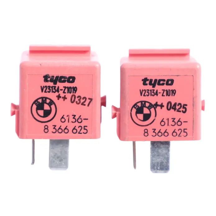 259 259R 259 R22 Connection Plug Relay Pink Tyco Set x2 to BMW X5 E53 with Part number 8366625 BMW X5 E53 259 259R 259 R22 Connection Plug Relay Pink Tyco Set x2 - SKU 8366625-1 - Part number 8366625