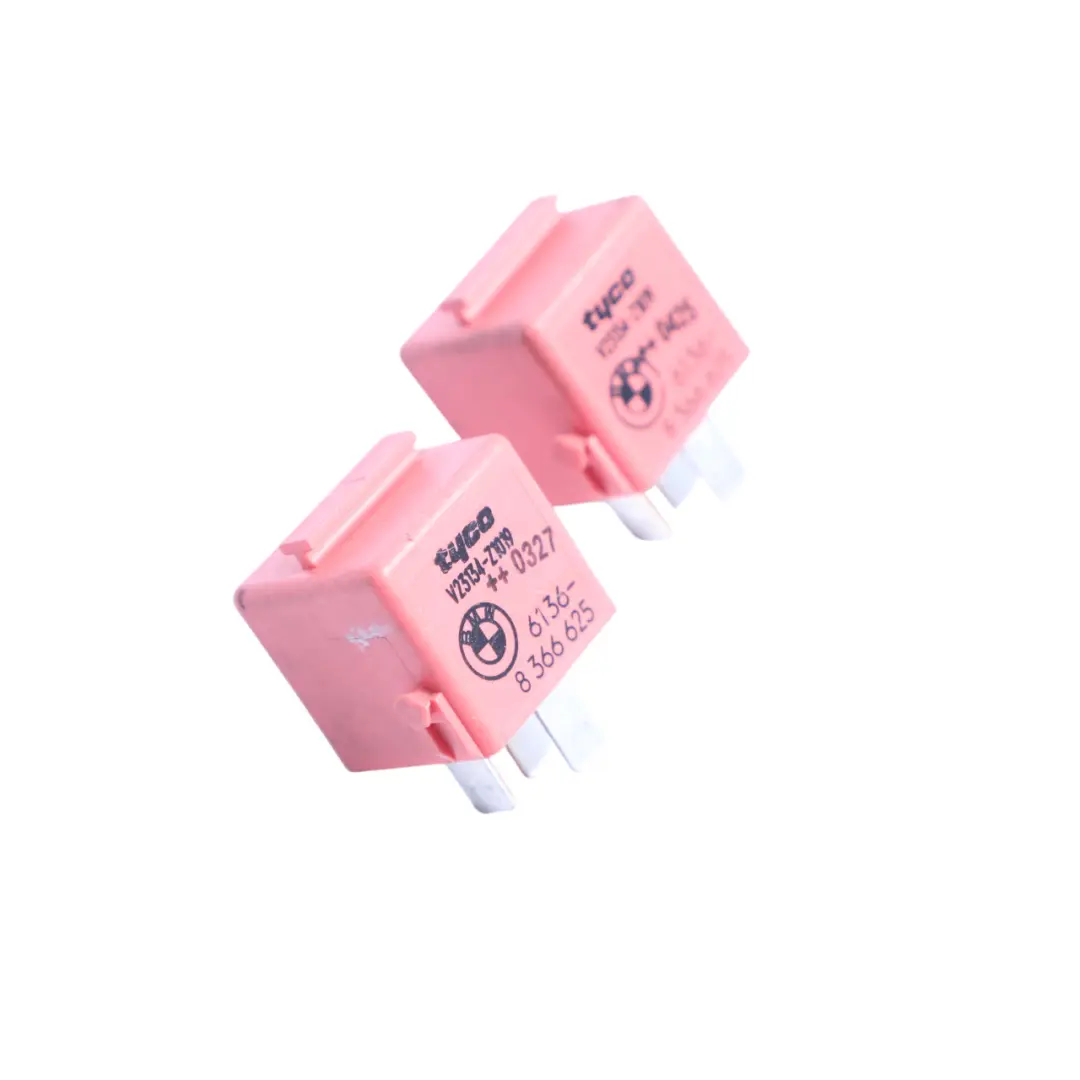 BMW X5 E53 259 259R 259 R22 Connection Plug Relay Pink Tyco Set x2 - SKU 8366625-1 - Part number 8366625