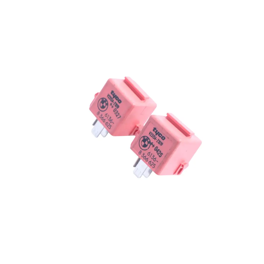 BMW X5 E53 259 259R 259 R22 Connection Plug Relay Pink Tyco Set x2 - SKU 8366625-1 - Part number 8366625