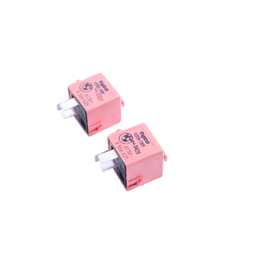 BMW X5 E53 259 259R 259 R22 Connection Plug Relay Pink Tyco Set x2 - SKU 8366625-1 - Part number 8366625