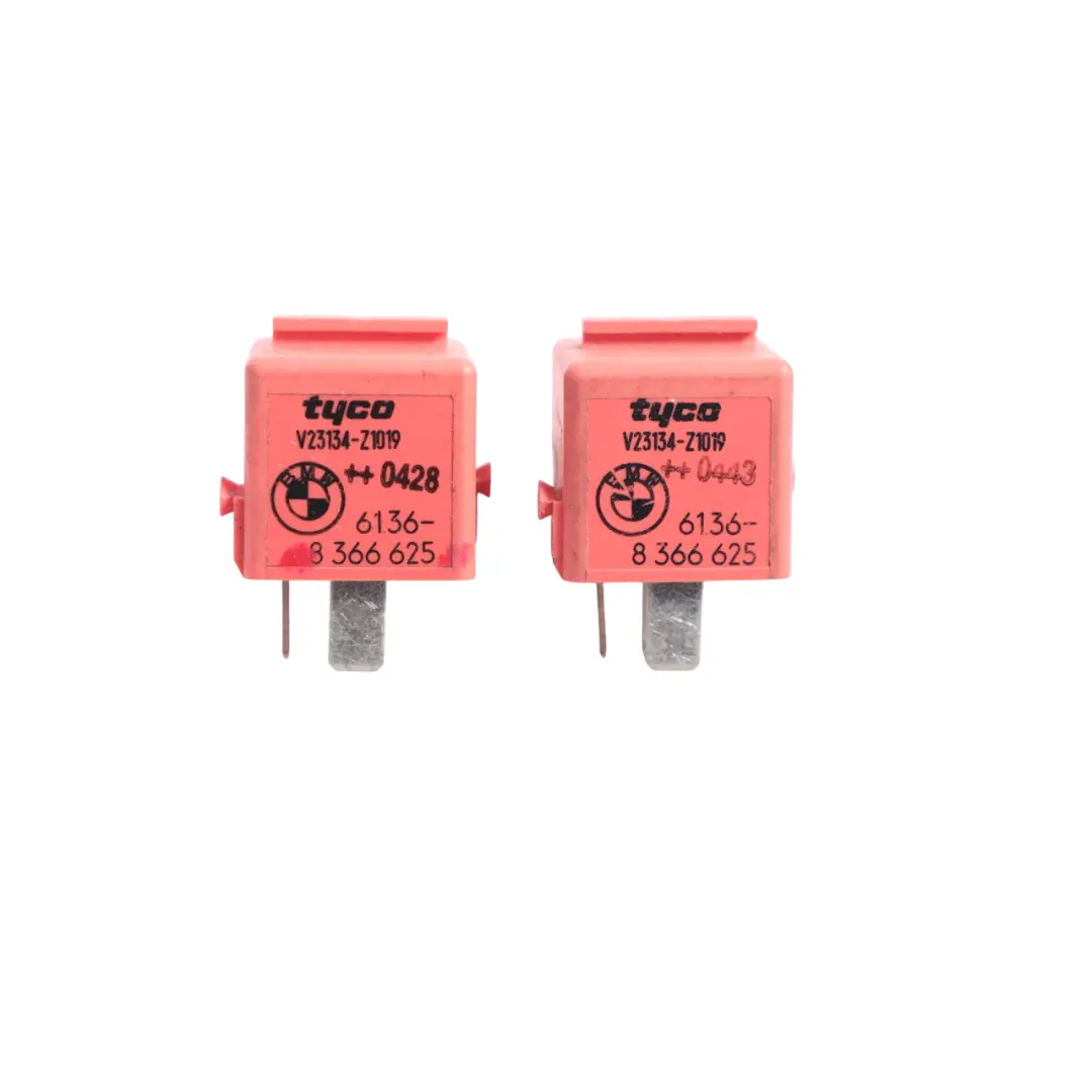 BMW X5 E53 259 259R 259 R22 Connection Plug Relay Pink Tyco Set 4x - SKU 8366625-2 - Part number 8366625