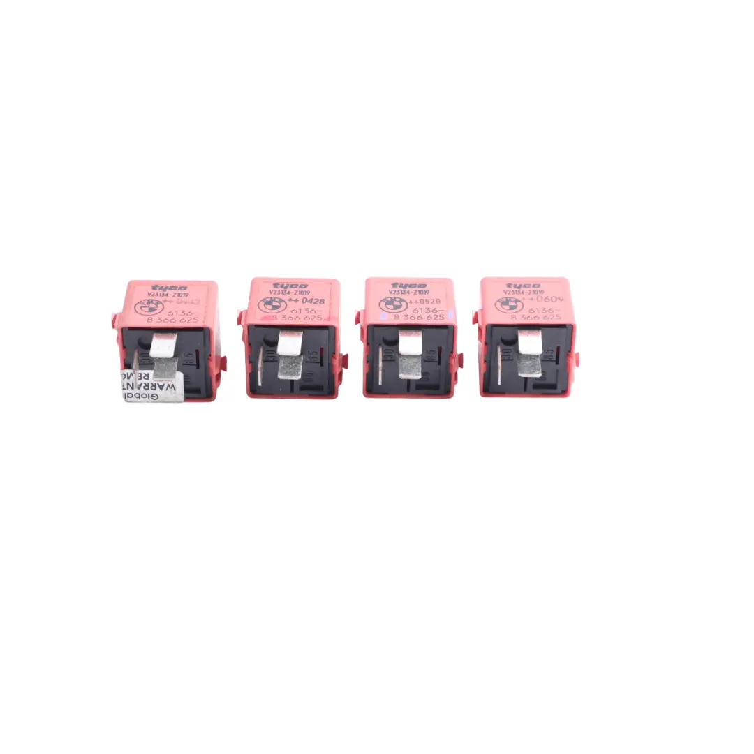BMW X5 E53 259 259R 259 R22 Connection Plug Relay Pink Tyco Set 4x - SKU 8366625-2 - Part number 8366625