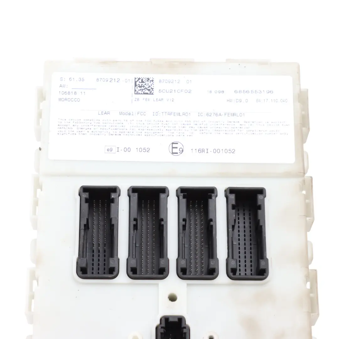 BMW F20 F21 F30 F31 LCI 120d 320d B47 190HP Engine ECU Kit DDE 8474730 Automatic - SKU 8474730-4 - Part number 8574752