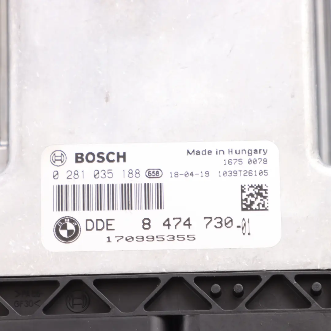 B47 190HP Engine ECU Kit DDE 8474730 Automatic to BMW F20 F21 F30 F31 LCI 120d 320d with Part number 8574752 BMW F20 F21 F30 F31 LCI 120d 320d B47 190HP Engine ECU Kit DDE 8474730 Automatic - SKU 8474730-4 - Part number 8574752
