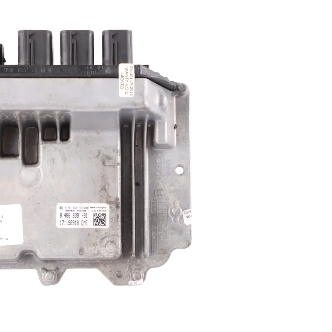 B38 136HP Engine Control ECU DME Automatic to BMW F20 F21 LCI F22 F23 F30 with Part number 8486839 BMW F20 F21 LCI F22 F23 F30 B38 136HP Engine Control ECU DME Automatic - SKU 8486839-1 - Part number 8486839