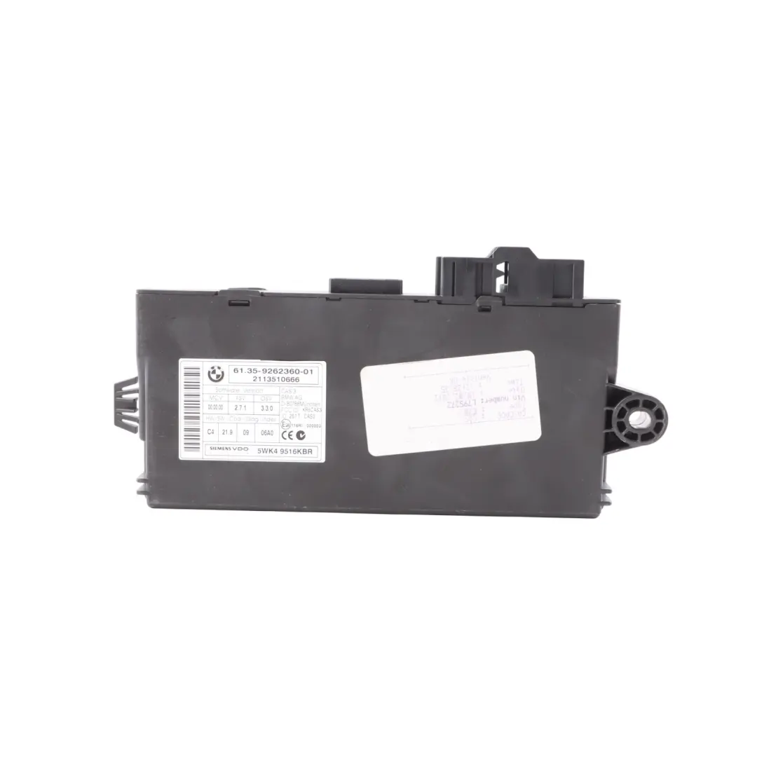 BMW X5 E70 X6 E71 30dX Diesel N57 245HP ECU Kit DDE + CAS3 + Key - SKU 8506570-1 - Part number 8506570