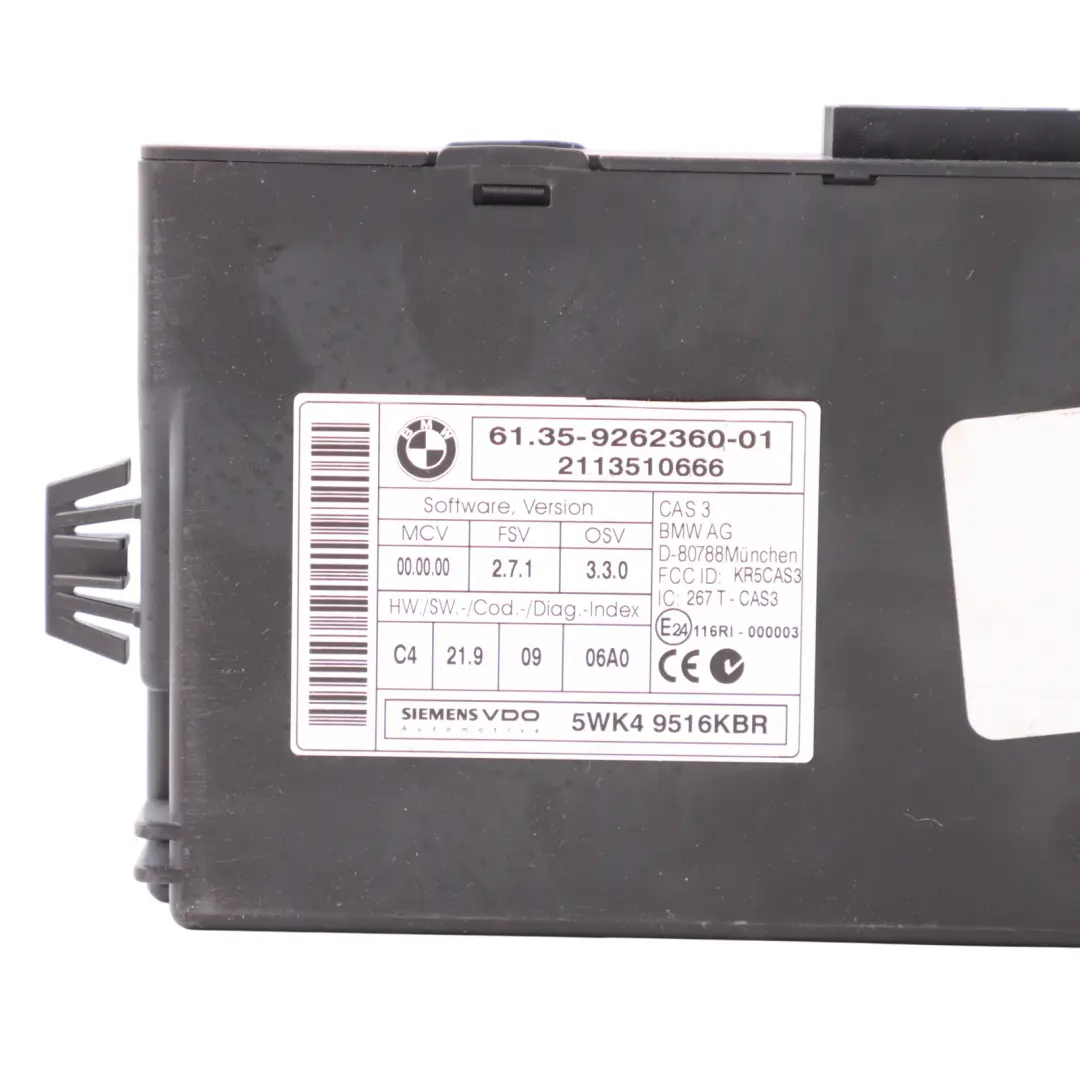 30dX Diesel N57 245HP ECU Kit DDE + CAS3 + Key to BMW X5 E70 X6 E71 with Part number 8506570 BMW X5 E70 X6 E71 30dX Diesel N57 245HP ECU Kit DDE + CAS3 + Key - SKU 8506570-1 - Part number 8506570