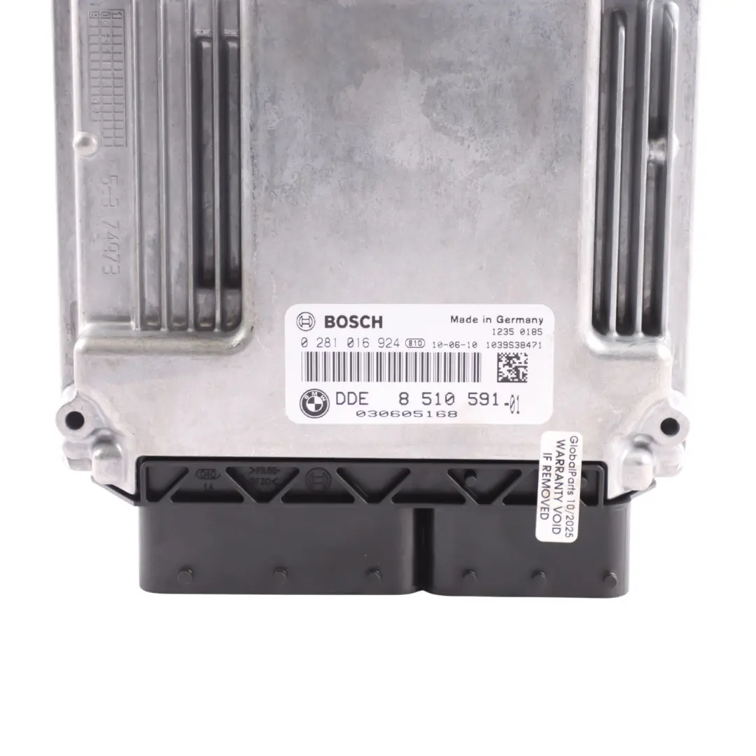 BMW X1 E84 20dX N47 177HP Engine Control Module Unit ECU DDE Manual - SKU 8510591-8 - Part number 8510591