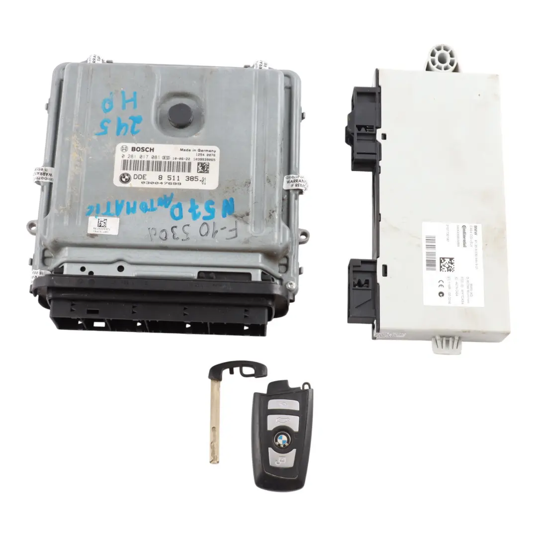 BMW F10 F11 525d N57 245HP Engine Control ECU Module DDE Kit Automatic - SKU 8511385-5 - Part number 8511385