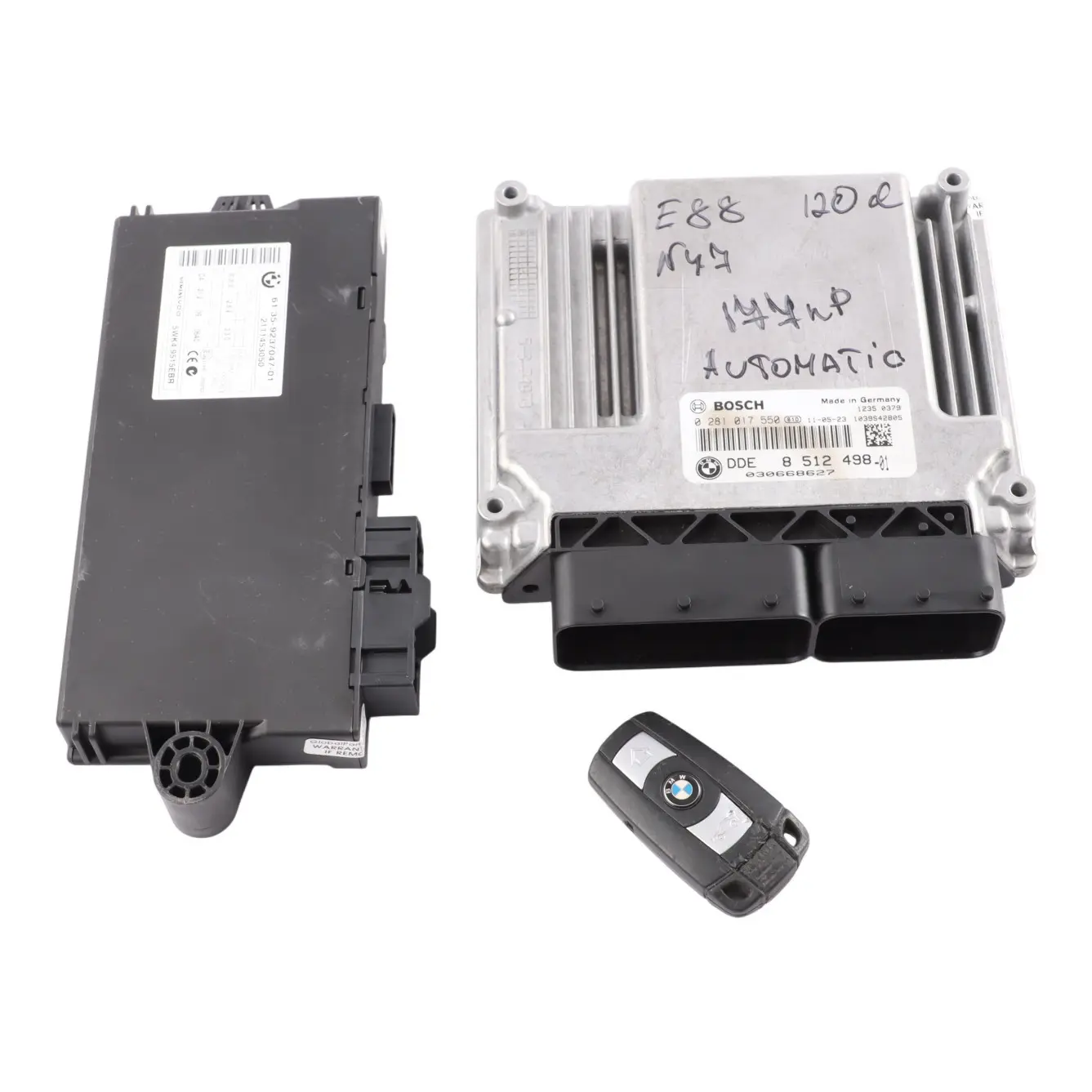 BMW X1 E84 E90 E91 LCI N47 177HP Engine Control ECU Kit DDE 8512498 Automatic