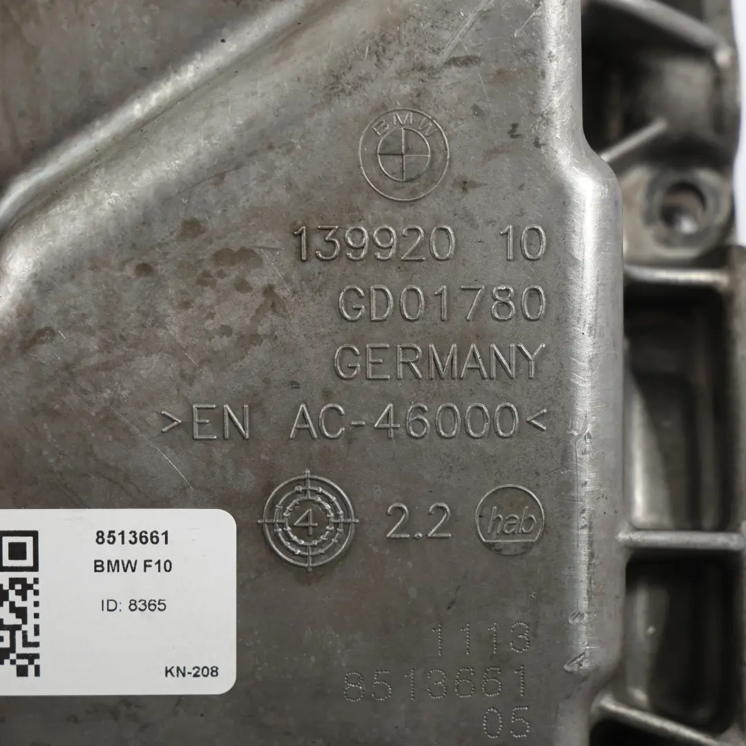 Oil Sump Pan Covering Diesel Engine B47 to BMW F10 F11 F20 F21 LCI F22 F30 with Part number 8513661 BMW F10 F11 F20 F21 LCI F22 F30 Oil Sump Pan Covering Diesel Engine B47 - SKU 8513661 - Part number 8513661