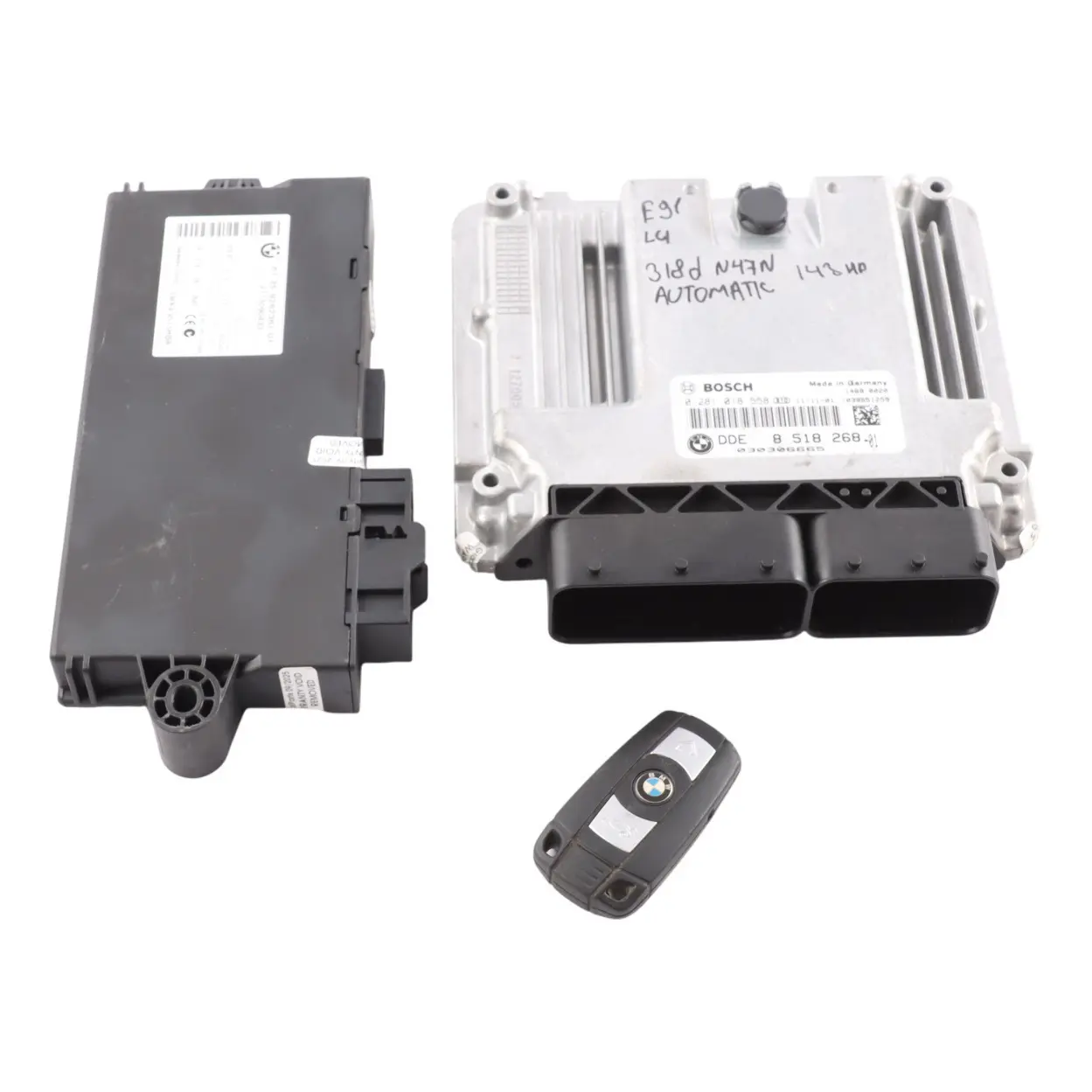 BMW E90 E91 LCI N47N 318d 143HP Engine Control DDE ECU Kit 8518268 Automatic