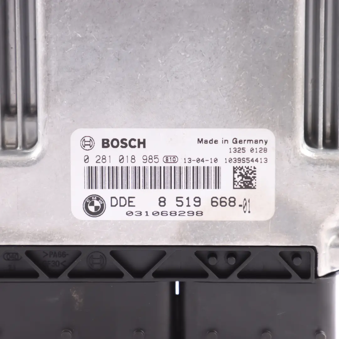 BMW E90 E91 LCI 320d N47N 184HP Engine Control ECU DDE Kit Manual - SKU 8519668-3 - Part number 8519668