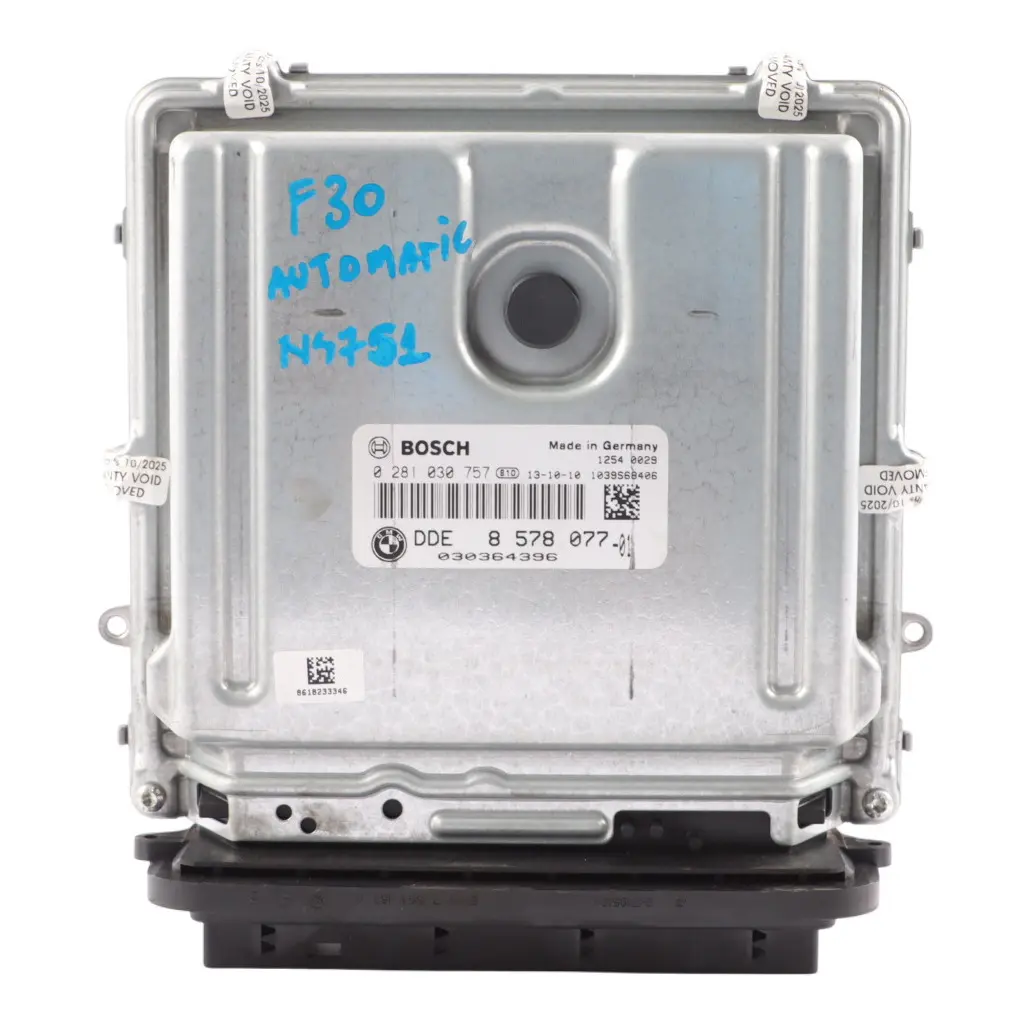 BMW F20 F30 F32 125d 325d N47S1 218HP Engine Control ECU DDE 8578077 Automatic