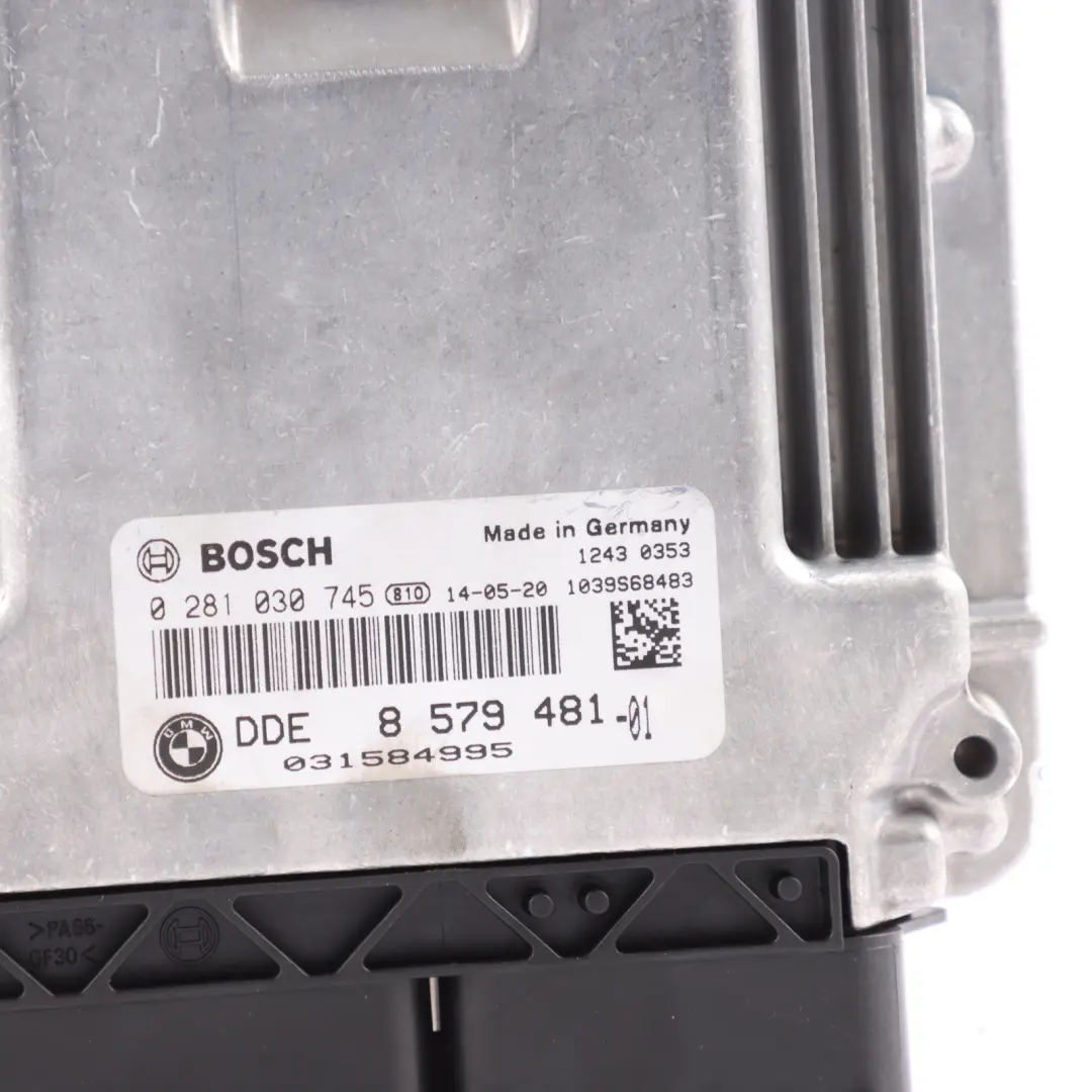 BMW F22 Coupe 218d Diesel N47N 143HP Engine Control ECU Kit DDE Manual - SKU 8582281-1 - Part number 8582281