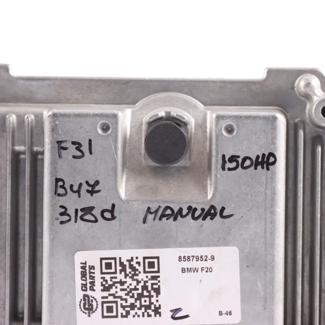 B47 150HP Engine Unit ECU DDE Manual to BMW F20 F21 F30 F31 LCI 120d 320d with Part number 8587952 BMW F20 F21 F30 F31 LCI 120d 320d B47 150HP Engine Unit ECU DDE Manual - SKU 8587952-9 - Part number 8587952