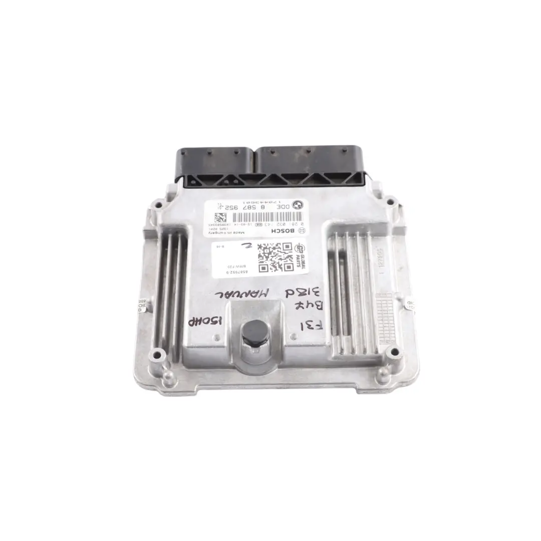 BMW F20 F21 F30 F31 LCI 120d 320d B47 150HP Engine Unit ECU DDE Manual - SKU 8587952-9 - Part number 8587952