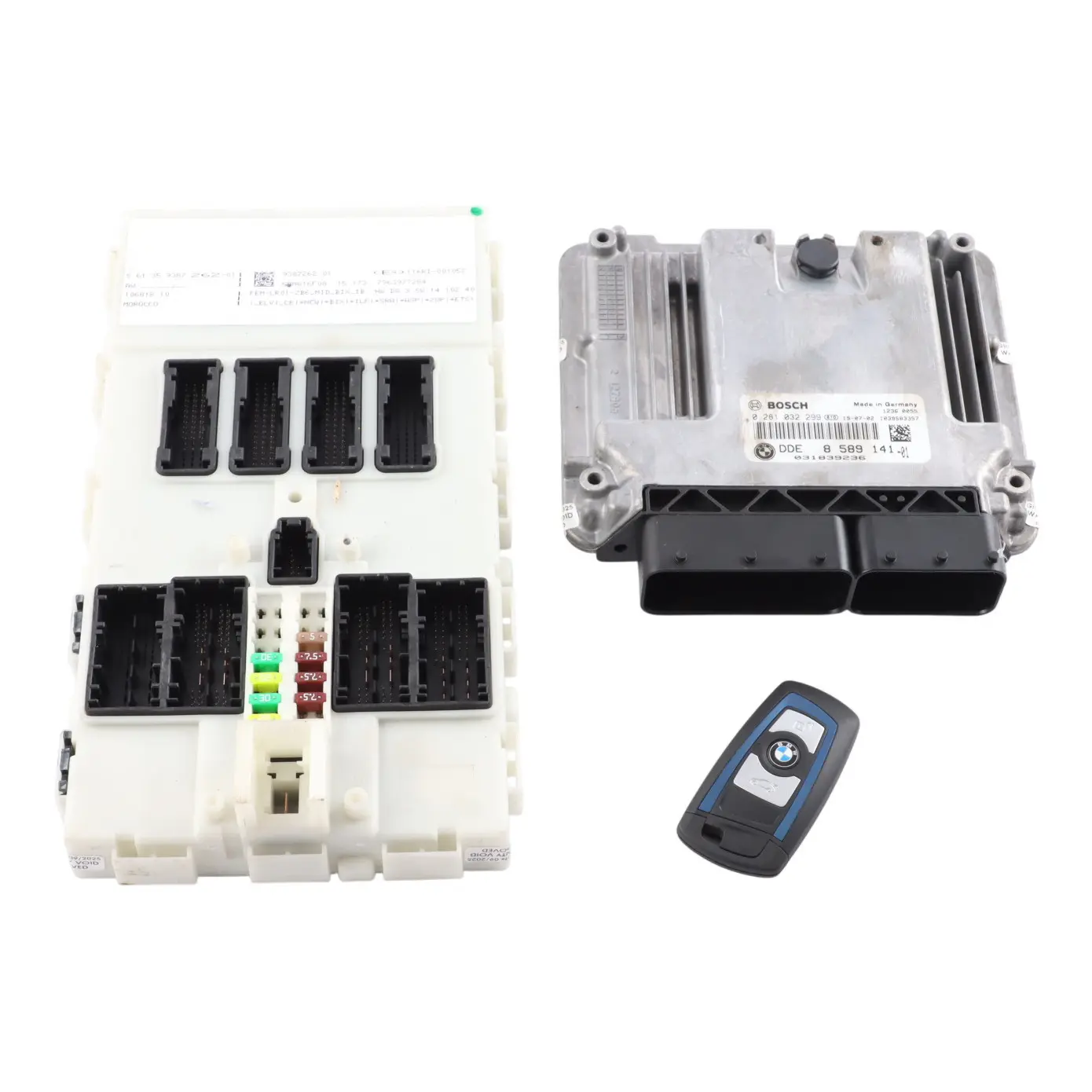 BMW F20 F21 F23 F30 F31 B47 190HP Engine Control ECU Kit DDE 8589141 Automatic