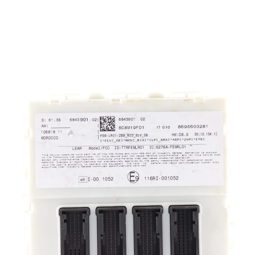 BMW F20 F30 LCI 120dX 320dX B47 190HP Engine Control ECU Kit DDE 8596362 Manual - SKU 8596362-7 - Part number 8473185