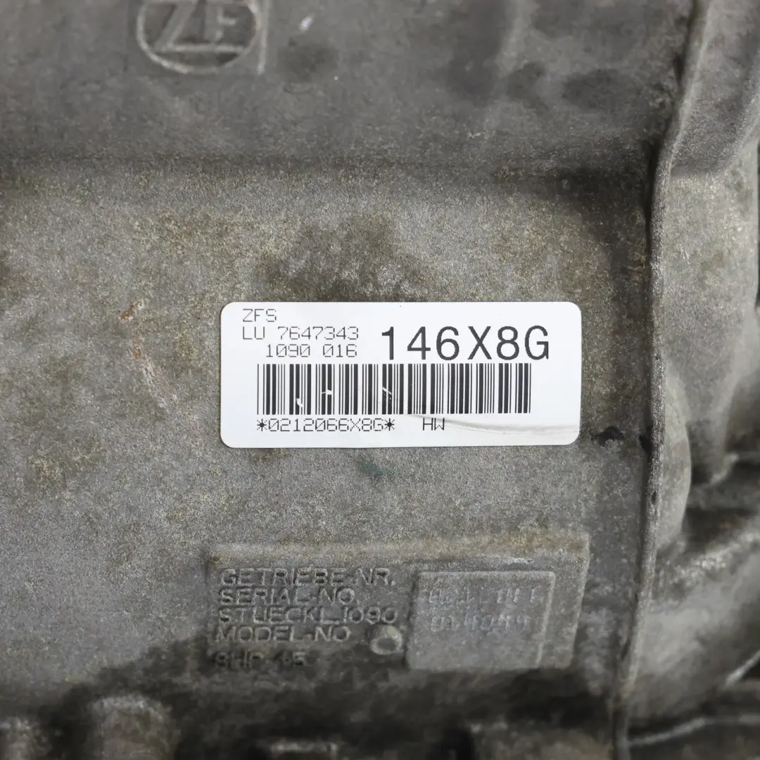 Gearbox Empty Box 320d N47N GA8HP45 to BMW F30 F33 Automatic Auto with Part number 8623595 BMW F30 F33 Automatic Auto Gearbox Empty Box 320d N47N GA8HP45 - SKU 8623595-2 - Part number 8623595