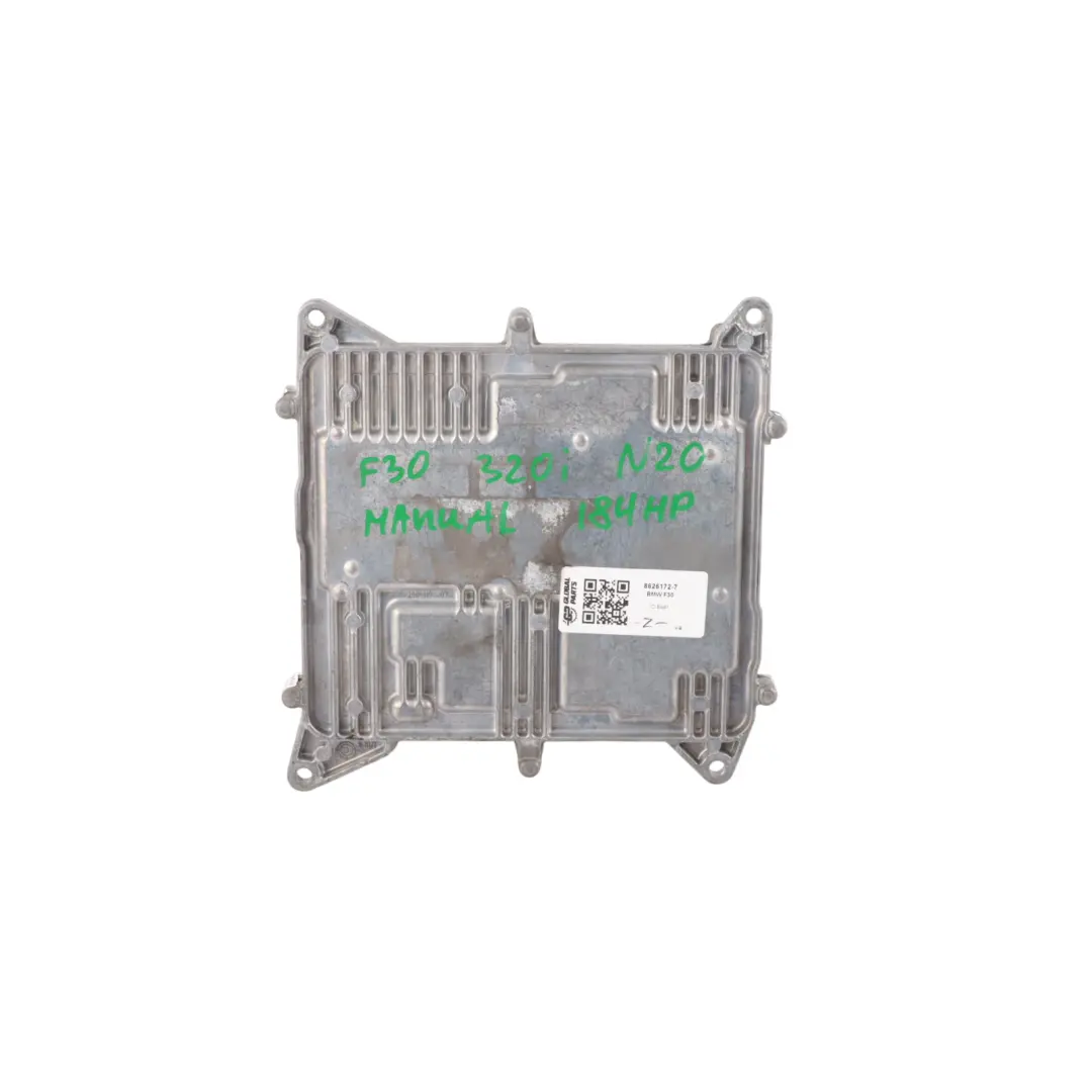 BMW F30 F32 320iX 420iX N20 ECU Engine Control Unit DME Manual xDrive - SKU 8626172-7 - Part number 8626172