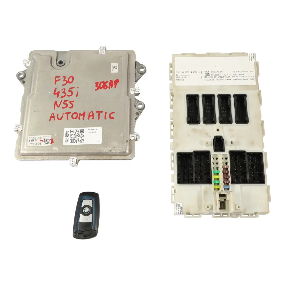 BMW F30 335i F32 F33 435i N55 306HP Komputer Silnika Zestaw Automat - SKU 8639582-3 - Numer Części 8639582